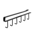 thumbnail image 1 of xiaxaixu 6 Hook Coffee Cup Holder Adhesive Storage Rack for Efficient Shelf, 1 of 7