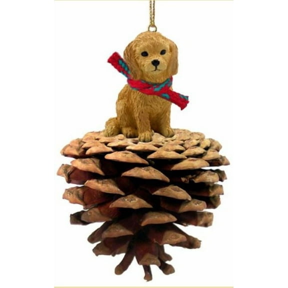 Conversation Concepts Goldendoodle Pinecone Pet Ornament