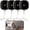 4 Packs, variant on 2 Pack 1080P Indoor Wired Cameras, Indoor Cameras for /////, Motion Detection, Night Vision, Siren, 24/7 Recordings, 2.4GHz