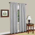 thumbnail image 1 of Panel de cortina Sweet Home Collection Buffalo Check 84 cm gris, 1 of 1