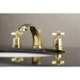 thumbnail image 2 of Kingston Brass KB8962ZX 8-Inch Widespread Lavatory Faucet, Polished Brass, 2 of 3