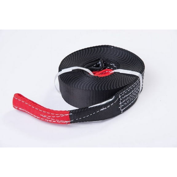 2" 20' 4T 9000lbs Tow Strap 2x20 winch sling OffRoad ATV UTV snatch vehicle Pull