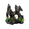thumbnail image 4 of Adorno para Pecera Yinane Decoración de Acuario Tipo Cueva Escondite Multifuncional Gris, 4 of 8