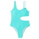 thumbnail image 4 of Traje de baño de una pieza para mujer Traje de baño de cintura lateral abierta Traje de baño de una pieza sólido Bikini OAVQHLG3B Store lin121212, 4 of 4