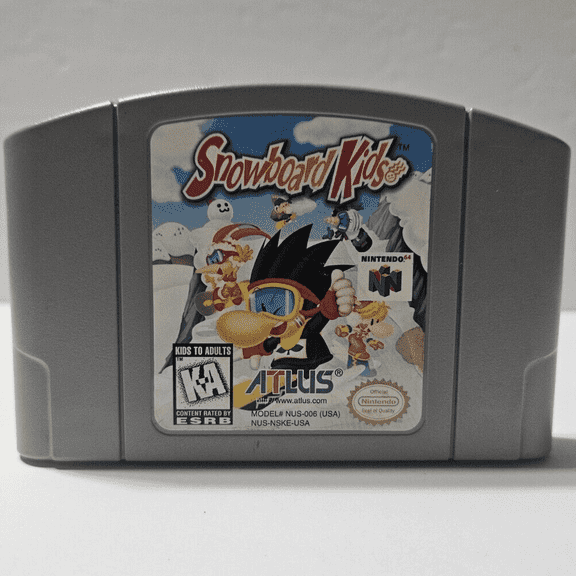 Snowboard Kids N64 Game,US Version