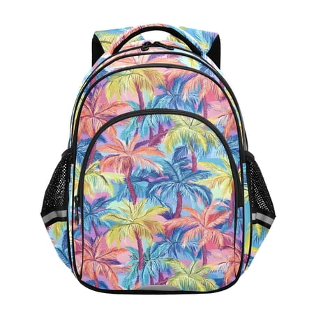 ALAZA Retro Palm Tree-a1 School Backpack Elementary Bag Bookbag Travel Rucksack