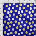 thumbnail image 3 of oneOone Polyester Spandex Blue Fabric Polka Quilting Supplies Print Sewing Fabric By The Yard 56 Inch Wide, 3 of 4