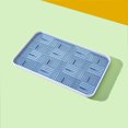 thumbnail image 2 of Double Layer Dish Drainer Tray, Detachable Tableware Drying Rack with Grid Design for Kitchen Countertop, 2 of 7