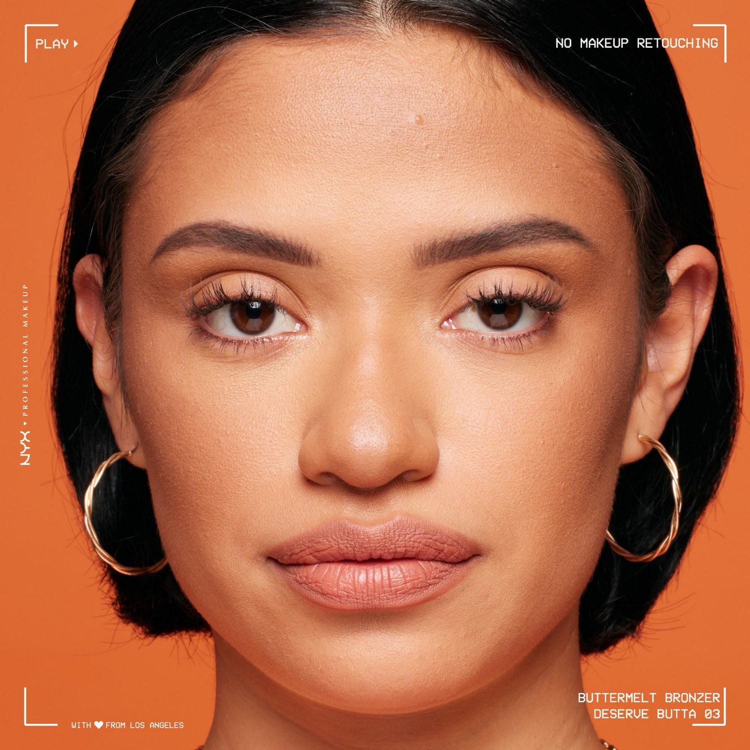 Poudre Bronzante Buttermelt NYX Professional Makeup, 12hr d'utilization Poudre bronzante compacte