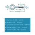 thumbnail image 3 of Tornillos tipo ojo IMSCREWS 8/18 de acero inoxidable 63,6 mm, 20 unidades, 3 of 7