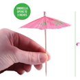 thumbnail image 7 of Prextex Umbrella Cocktail Picks - Bulk Pack of 220 Assorted Tropical Color Party Picks with Parasol Detail for Tiki Bars, Picnics, Party Drinkware, Cake Toppers, and Party Decoration, 7 of 7
