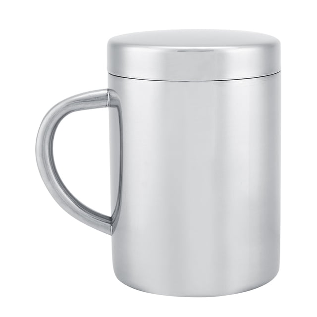 Taza de acero inoxidable, botella doble de acero inoxidable duradera de acero inoxidable Taza de acero inoxidable Construcción robusta