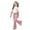ww1-Light Pink, variant on Girl's Pants Set Bowknot 2 Piece Outfit Girls Casual Sets Size 8 Graphic Short Sleeve Tops and Bell Bottom Flare Leg Pants(Size 9-10 Years,Beige)