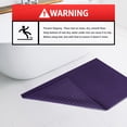 thumbnail image 4 of Alfombra de baño American Soft Linen 43 x 61 cm, 100% algodón, color morado, 4 of 9