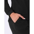thumbnail image 4 of DARING DIVA Women's 2 Pcs Pajama Sets Kint Sweatshirt Sleepwear Black XS, 4 of 5