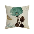 thumbnail image 2 of Yoyauz Flower print, Cotton, Linen, Pillowcase, Office Cushion, Sofa Pillow, Bedside Backrest Cover, 2 of 4