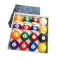 thumbnail image 4 of LOVIVER 16x Billiard Balls Colorful Professional Pool Table Balls Billiards Supplies, 4 of 8