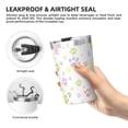 thumbnail image 5 of PAYOHTO Cute Colorful Animals Footprints Insulated Stainless Steel Tumbler 12 oz Thermos Come with Straw Kids Leak-Proof Travel Mug Cup, 5 of 7