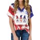 thumbnail image 1 of Camisetas de Manga Corta para las Mujeres Blusas Casuales Camiseta a Rayas Cuello Redondo, Blusas de Manga Corta para las Mujeres, 1 of 5