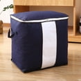 thumbnail image 4 of Travelwant Foldable Comforter Storage Bag, Large Organizers for Blankets, Pillow, Quilts, Linen, Storage Containers with Thick Fabric, Sturdy Zipper, 4 of 7