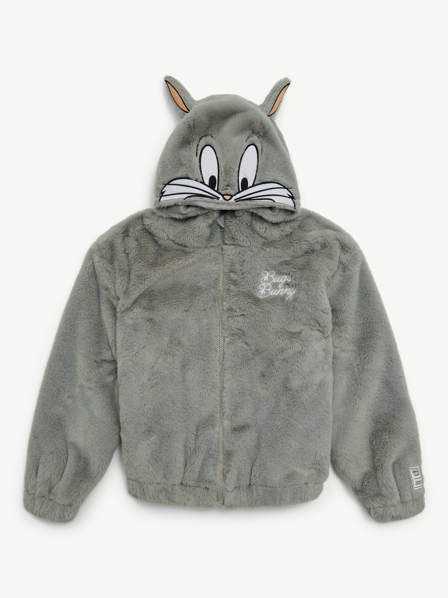 Justice Girl's Looney Tunes Hooded Fleece Jacket, Sizes XS - XL