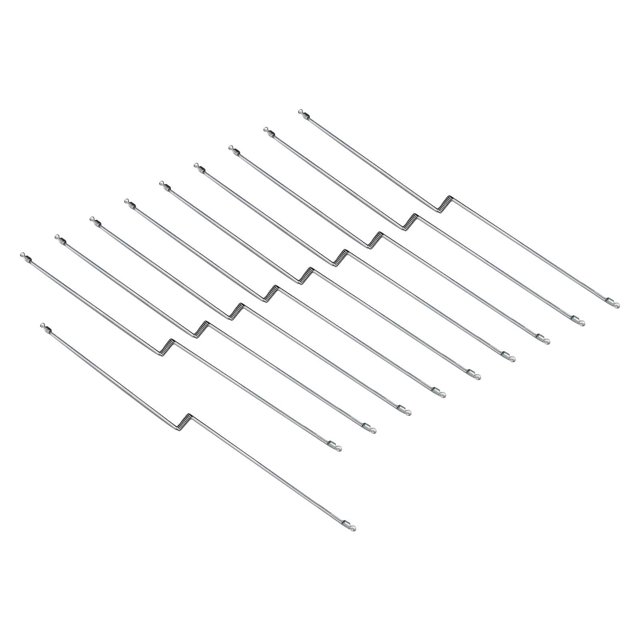 10 piezas Balance conector giratorio broche pesca giratorio Snap pesca 40CM Zulema Anti boom