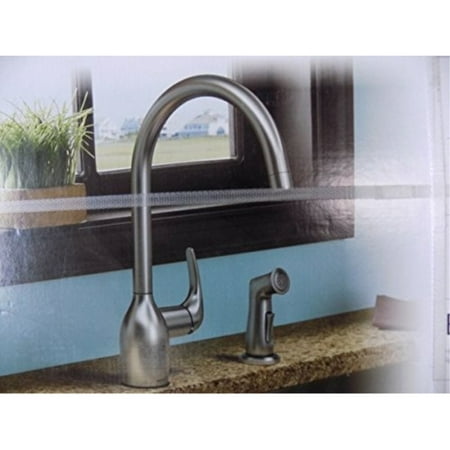 Moen Essie 87735srs Spot Resist Stainless One Handle High Arc Moen Essie 87735srs Spot Resist Stainless One Handle High Arc Kitchen Faucet