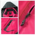 thumbnail image 5 of Diamond Candy Women's Waterproof Rain Jacket with Hood Windproof Lightweight Outdoor Raincoat for hiking skiing, 5 of 8