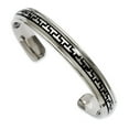 thumbnail image 1 of Bracelet de Manchette en Caoutchouc Noir Titane "Bracelets", 1 of 3