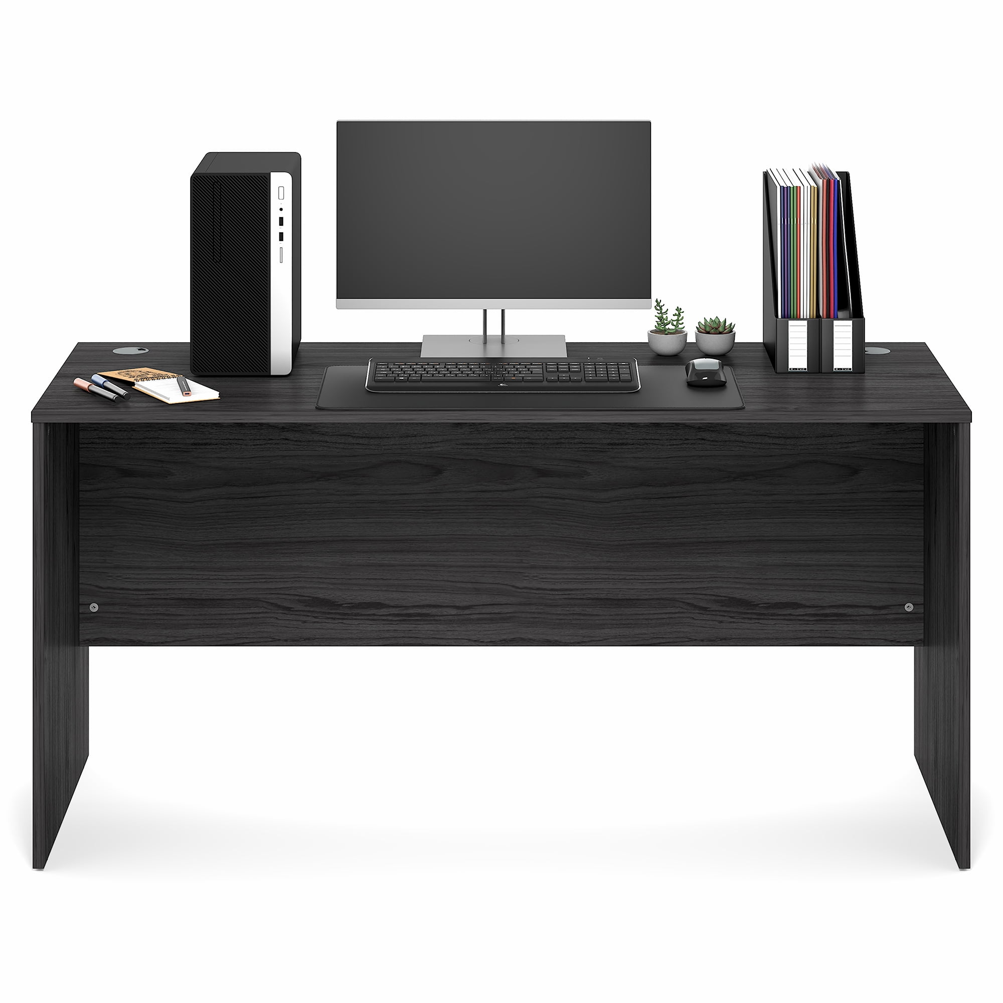 Furinno ROGER 60 Inch Computer Desk Coastal Grey