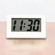 thumbnail image 3 of Reloj electrónico digital pequeño en blanco y negro, reloj de mesa silencioso, regalo para niños, 3 of 5