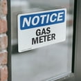 thumbnail image 4 of (2 Pack) Gas Meter OSHA Notice Sign 7 Inch X 5 Inch Vinyl Label Decal Sticker Weather Resistant, UV Protected for Workplace, Business, and Construction Site, Made in the USA, 4 of 7