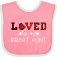 thumbnail image 3 of Inktastic Loved by My Great Aunt Cute Ladybug Boys or Girls Baby Bib, 3 of 4