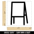 thumbnail image 2 of Blank Easel Sign Painting Art Self-Inking Rubber Stamp Ink Stamper - Fuchsia Ink - Small 1 Inch, 2 of 7