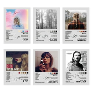 Taylor Poster Folklore Swift Album Cover Posters for Room Aesthetic Canvas  Wall Art Bedroom Decor 16x24inch(40x60cm)