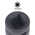 thumbnail image 4 of Uxcell 1/2" Drive by 8mm 6-Point Impact Socket, CR-V Steel 1.5" Length, Shallow Metric Sizes, 4 of 5
