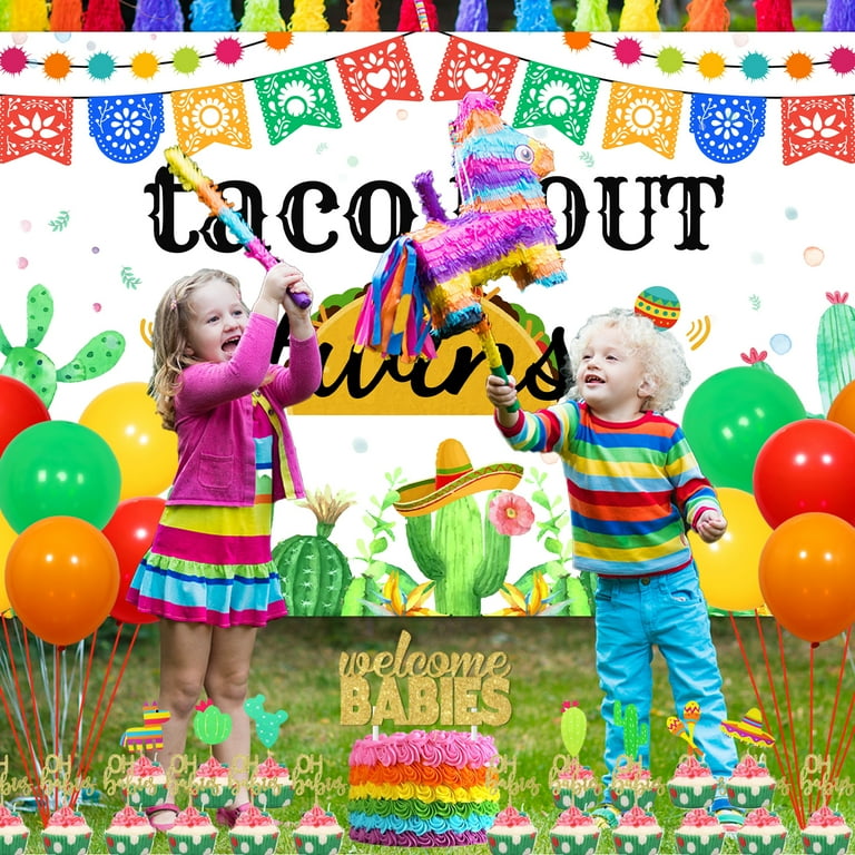 Taco Bout Twins Mexican Theme Baby Shower Decorations Welcome Baby