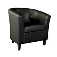 thumbnail image 1 of CorLiving Antonio Bonded Leather  Tub Chair, 1 of 4
