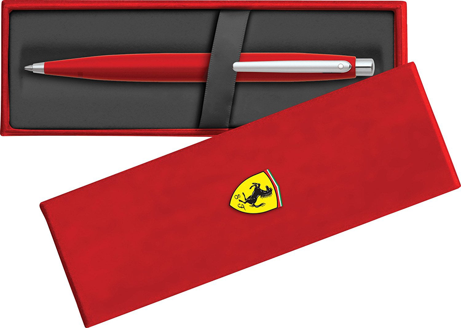 Sheaffer Scuderia Ferrari VFM Ballpoint Pen in Rosso Red White and Black Gloss