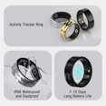 thumbnail image 3 of Smart Ring Health Tracker, Waterproof Fitness Activity Tracker with Pedometer, Sleep Tracking, Exercise Data, Health Ring for LuckRing App, Smart Ring for Women Men, 3 of 7