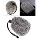 thumbnail image 4 of Actualizar bolsa de dados de de malla de material acero inoxidable de gran capacidad a prueba de de bolsa de almacenamiento de dados monedero Hugo Caja de almacenamiento de dados, 4 of 10