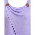 thumbnail image 3 of Talla grande enrollar el manga de la faux Twinset Tee Rosegal Camisetas tallas grandes, 3 of 5