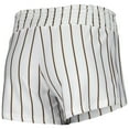 thumbnail image 3 of Women's Concepts Sport White San Diego Padres Reel Pinstripe Sleep Shorts, 3 of 3