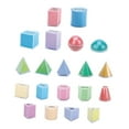 thumbnail image 3 of Juego de 20 piezas de formas 3D, sólidos geométricos, juguete educativo, juego de bloques de construcción con formas geométricas para jardín de infant, 3 of 9