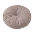 thumbnail image 1 of Cojín de almohada de piso redondo cojín de cojín cojín cojín de meditación para sala de estar en el interior de sofá cama de al aire libre Gris, 1 of 8