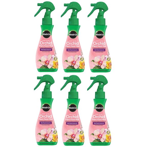 Scotts Miracle Gro 100195 8 oz Ready To Use Orchid Plant Food Mist - Quantity of 6
