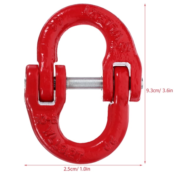 メカニカル・リンク Mechanical Link WHAMVOX Mechanical Coupling Link for Lifting Red Alloy Steel 1Set