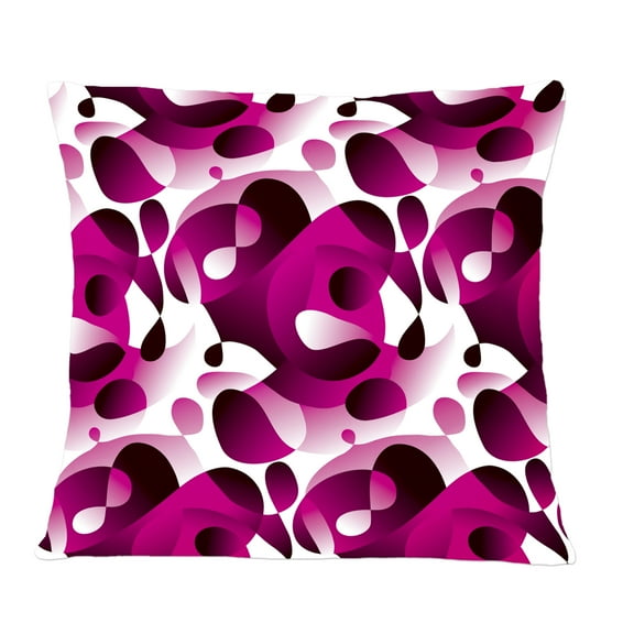 Designart Abstract Design Retro Pattern VI' Mid-Century Modern Throw Pillow - 12x20