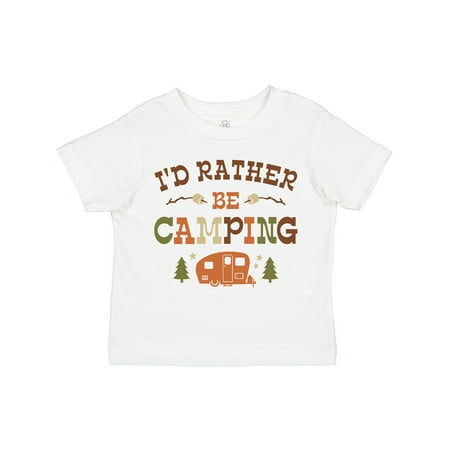 

Inktastic Rather Be Camping C1 Gift Toddler Boy or Toddler Girl T-Shirt