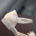 thumbnail image 5 of piuwrlz Princess Shoes for Girls Sandals Flat Shoes Beige Size 3 Years, 5 of 9